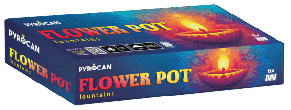 Flower Pot Fountain (6 Pack)